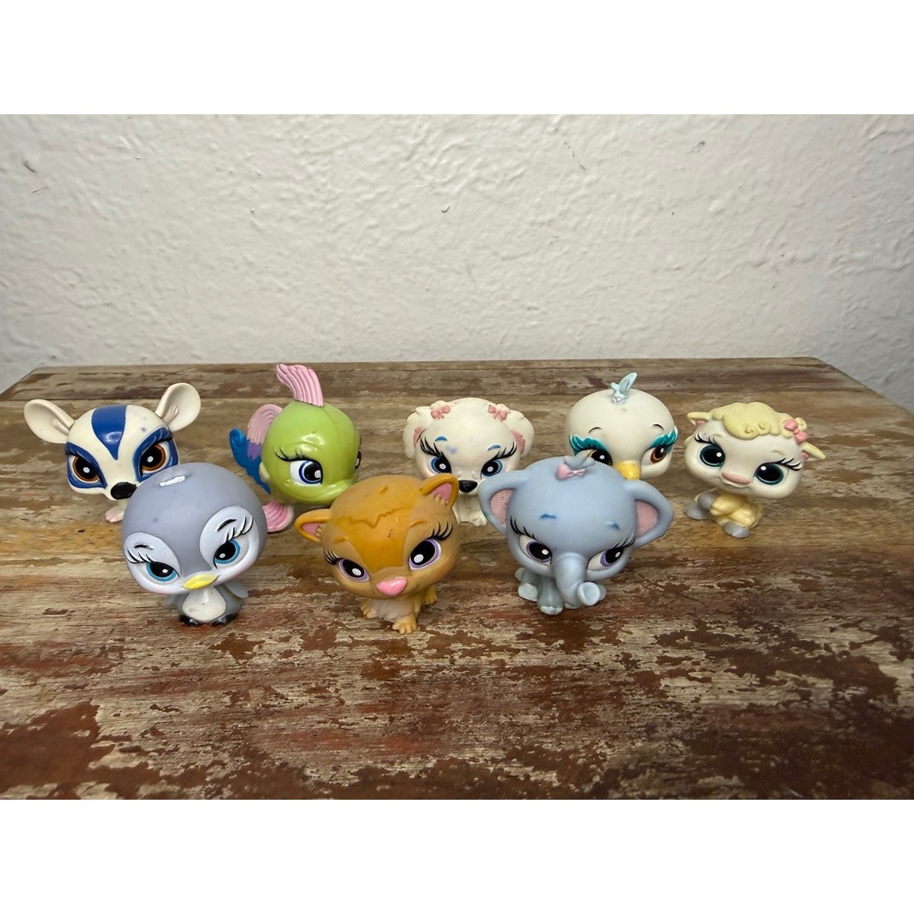 Vintage Bratz Lil Angelz Petz Lot of 8 Bobblehead Animal Figures
